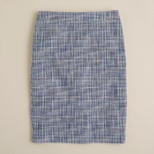 JCrew No. 2 pencil skirt in basketweave tweed 6
